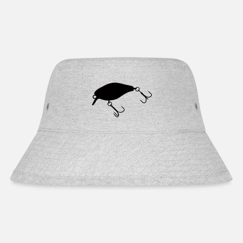 Wobbler black - Stanley/Stella Recycled Bucket Hat - heather grey