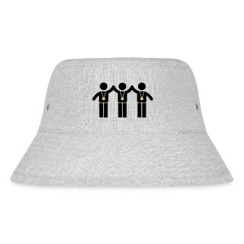 Gewinner - Stanley/Stella recycelter Bucket Hat - Grau meliert - Vorne