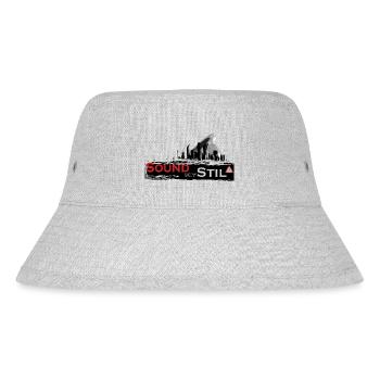Sound mit Stil Skyline - Stanley/Stella recycelter Bucket Hat - Grau meliert - Vorne