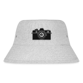 Kamera, Vintage Kamera, , Alte Kamera, Old - Stanley/Stella recycelter Bucket Hat - Grau meliert - Vorne