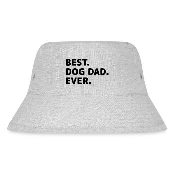 Dog Hund - Stanley/Stella recycelter Bucket Hat - Grau meliert - Vorne