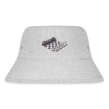 boardgame chess backgammon game night - Stanley/Stella recycelter Bucket Hat - Grau meliert - Vorne