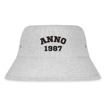 Anno 1987 Birthday Year of birth - Stanley/Stella Recycled Bucket Hat - heather grey - Front