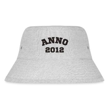 Anno 2012 Geburtstag Geburtsjahr - Stanley/Stella recycelter Bucket Hat - Grau meliert - Vorne