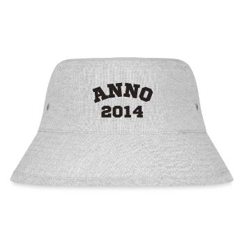 Anno 2014Geburtstag Geburtsjahr - Stanley/Stella recycelter Bucket Hat - Grau meliert - Vorne