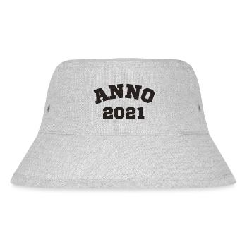 Anno 2021 Geburtstag Geburtsjahr - Stanley/Stella recycelter Bucket Hat - Grau meliert - Vorne