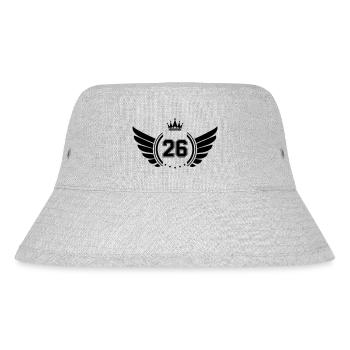 wappen 26 - Stanley/Stella recycelter Bucket Hat - Grau meliert - Vorne