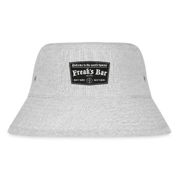 Freak's Bar Black - Stanley/Stella Recycled Bucket Hat - heather grey - Front