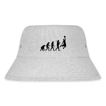 Basketball - Stanley/Stella recycelter Bucket Hat - Grau meliert - Vorne