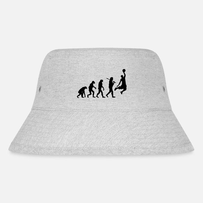 Basketball - Stanley/Stella recycelter Bucket Hat - Grau meliert