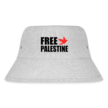 Free palestine - Bob recyclé Stanley/Stella - gris chiné - Devant