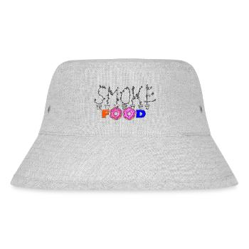 SMOKE food - Stanley/Stella recycelter Bucket Hat - Grau meliert - Vorne
