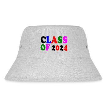 Class of 2024 - Stanley/Stella recycelter Bucket Hat - Grau meliert - Vorne