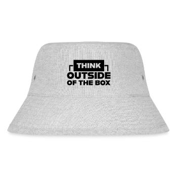 Think outside of the box - Stanley/Stella Recycled Bucket Hat - heather grey - Front