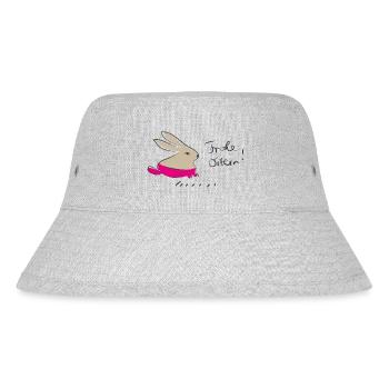 frohe ostern - Stanley/Stella recycelter Bucket Hat - Grau meliert - Vorne