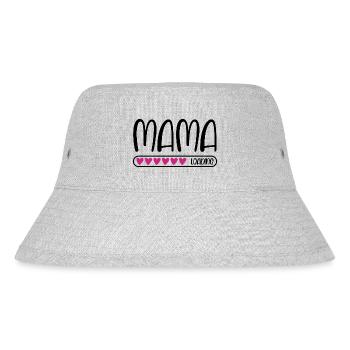 Mama loading - Stanley/Stella recycelter Bucket Hat - Grau meliert - Vorne