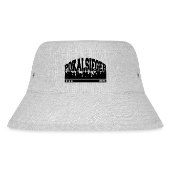 Pokalsieger 2024 - So sehen Sieger aus - Stanley/Stella recycelter Bucket Hat - Grau meliert - Vorne