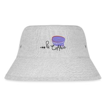 Coffee Mug with Quote - Stanley/Stella Recycled Bucket Hat - heather grey - Front