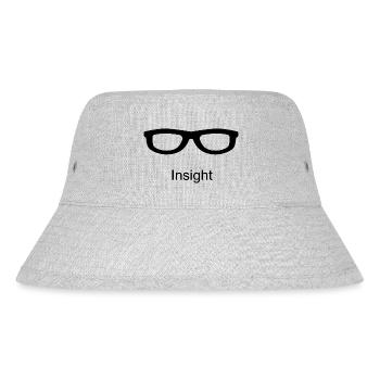 INSIGHT Durchblick - Stanley/Stella recycelter Bucket Hat - Grau meliert - Vorne