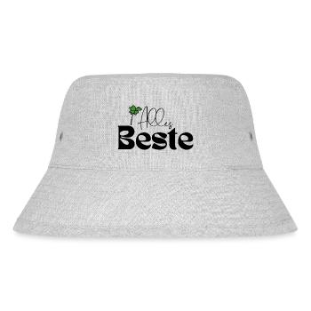 Alles Beste - Stanley/Stella recycelter Bucket Hat - Grau meliert - Vorne