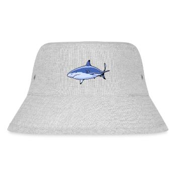 Shark - Stanley/Stella Recycled Bucket Hat - heather grey - Front