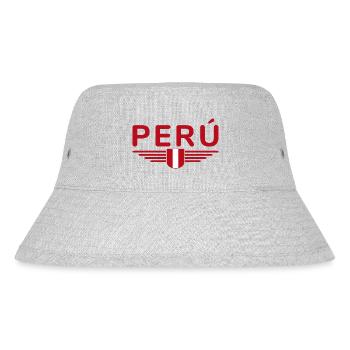Peru Design – Colors of the Andes - Stanley/Stella Recycled Bucket Hat - heather grey - Front