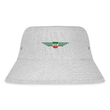 Äthiopien Design – Stolz und Kultur - Stanley/Stella recycelter Bucket Hat - Grau meliert - Vorne