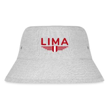 Lima Design – Découvrez la capitale du Pérou - Bob recyclé Stanley/Stella - gris chiné - Devant