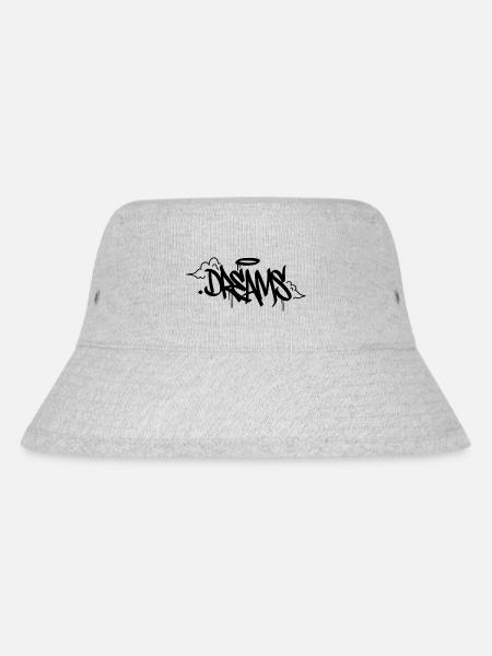 Dreams - Stanley/Stella recycelter Bucket Hat - Grau meliert