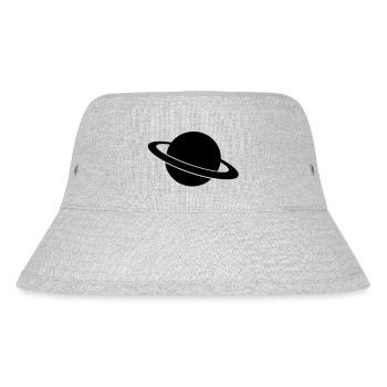planeten - Stanley/Stella recycelter Bucket Hat - Grau meliert - Vorne