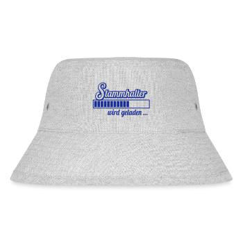 Stammhalter wird geladen ... (Schwangerschaft, 1C) - Stanley/Stella recycelter Bucket Hat - Grau meliert - Vorne