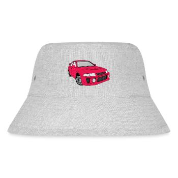Voiture rouge rétro - Bob recyclé Stanley/Stella - gris chiné - Devant