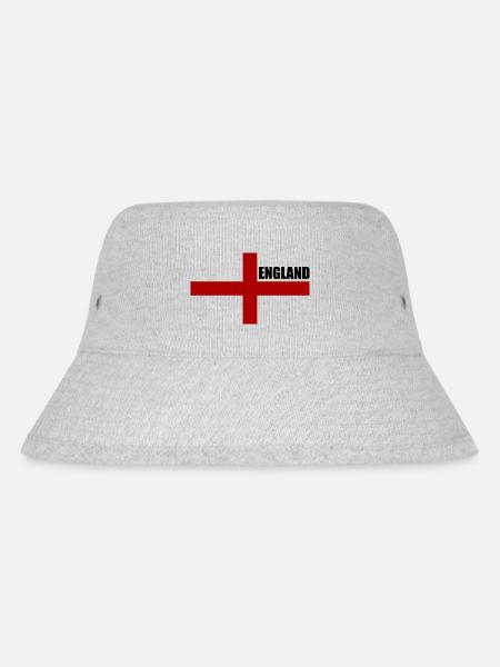 England - Stanley/Stella recycelter Bucket Hat - Grau meliert