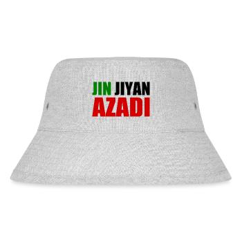jin jiyan azadi - Stanley/Stella Recycled Bucket Hat - heather grey - Front