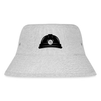 Miners helmet - Stanley/Stella Recycled Bucket Hat - heather grey - Front