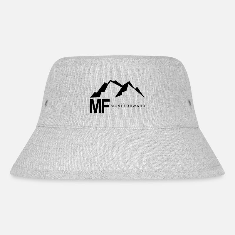 Vorwärts bewegen - Stanley/Stella recycelter Bucket Hat - Grau meliert