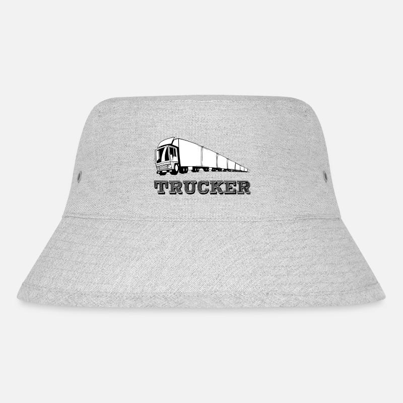 TRUCKER - Stanley/Stella recycelter Bucket Hat - Grau meliert