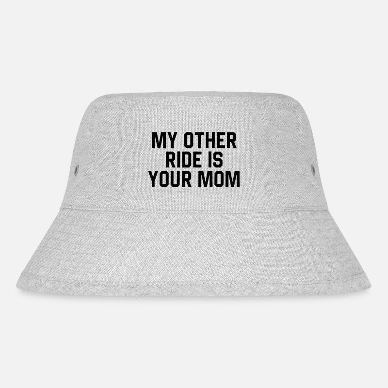 Meine andere Fahrt ist deine Mutter - Stanley/Stella recycelter Bucket Hat - Grau meliert