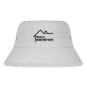 Baumeister Design - Stanley/Stella recycelter Bucket Hat - Grau meliert - Vorne
