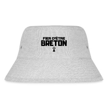 cadeau breton - Bob recyclé Stanley/Stella - gris chiné - Devant