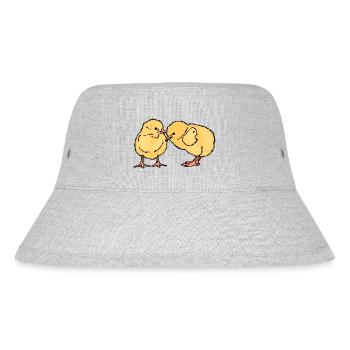 Deux poussins mignons - Bob recyclé Stanley/Stella - gris chiné - Devant