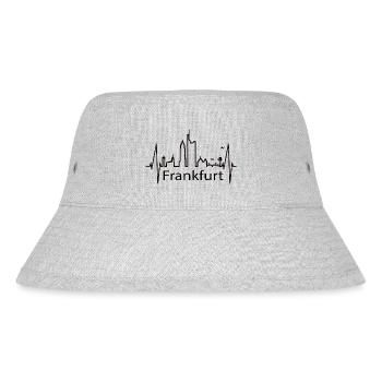 Frankfurt besser - Stanley/Stella recycelter Bucket Hat - Grau meliert - Vorne