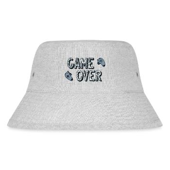 game over - Stanley/Stella Recycled Bucket Hat - heather grey - Front