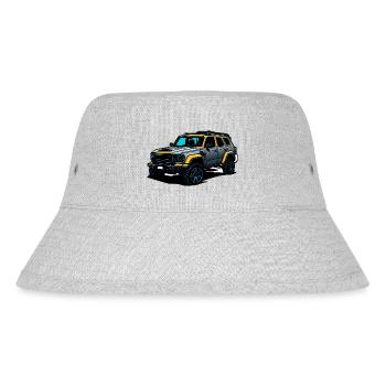 Off-Road Adventure 4x4 SUV für Outdoor-Enthusiasten - Stanley/Stella recycelter Bucket Hat - Grau meliert - Vorne