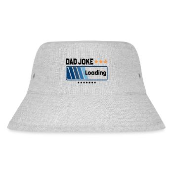 Dad Joke Loading... - Stanley/Stella recycelter Bucket Hat - Grau meliert - Vorne