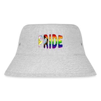 Pride logo Progress 2023 - Stanley/Stella Recycled Bucket Hat - heather grey - Front