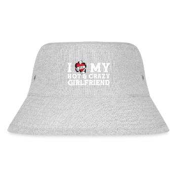 J’aime ma petite amie chaude et folle, j’aime mon GF - Bob recyclé Stanley/Stella - gris chiné - Devant