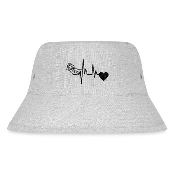 Skier Ski Skiing Ski Design Skiing Outfit - Stanley/Stella Recycled Bucket Hat - heather grey - Front