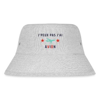 J peux pas j ai avion - Bob recyclé Stanley/Stella - gris chiné - Devant