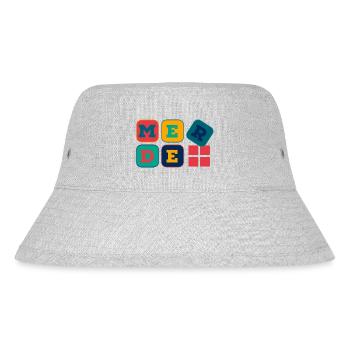 Merde! Windows - Stanley/Stella recycelter Bucket Hat - Grau meliert - Vorne